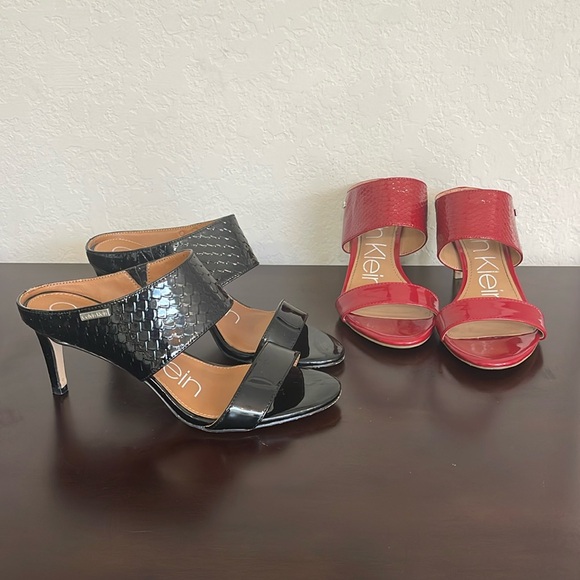 Calvin Klein Shoes - Bundle black and red 5.5 M Calvin Klein shoes.
